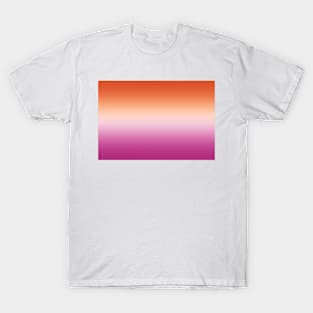 Lesbian Pride Flag Gradient T-Shirt